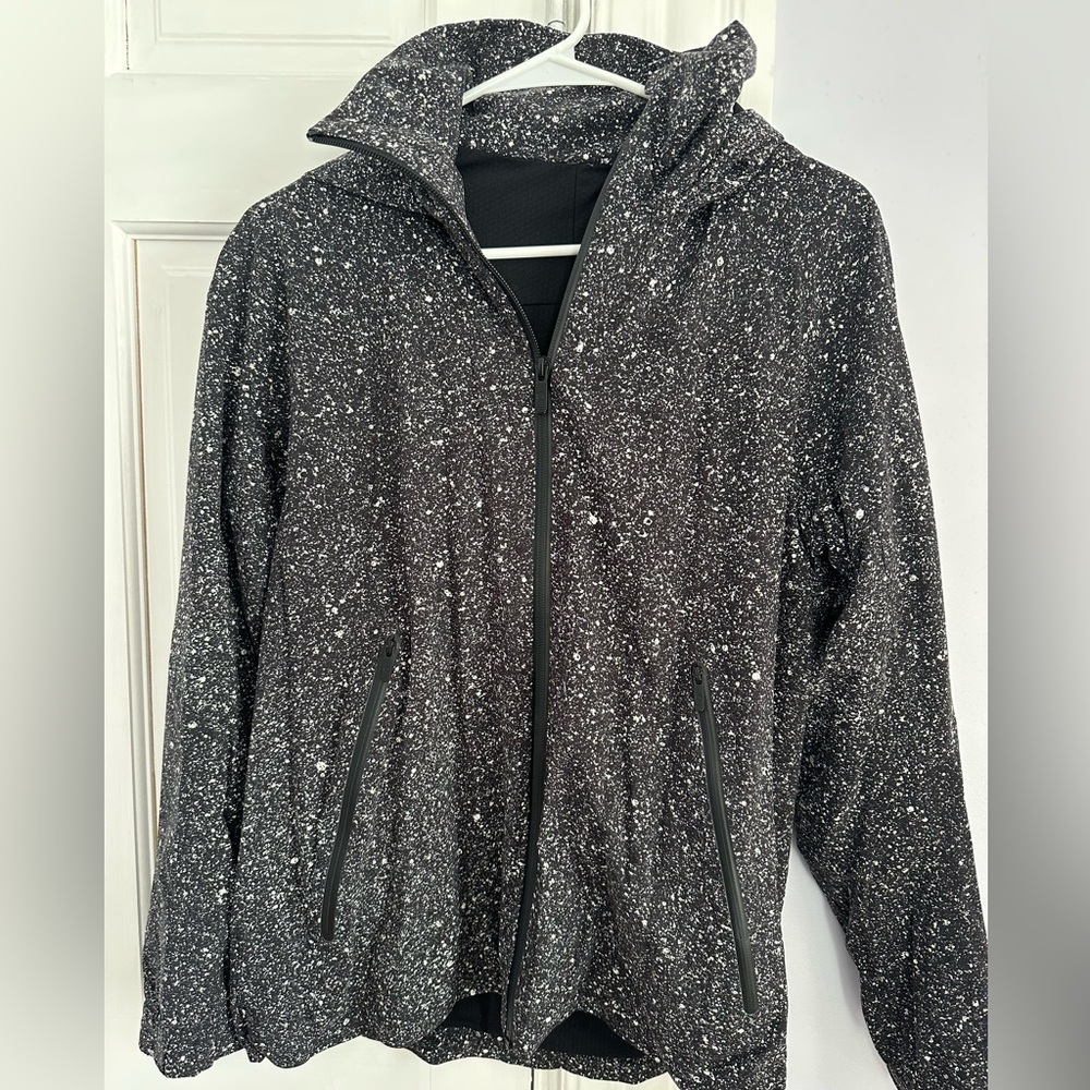 Lulu lemon Women's Black Speckled Hooded Jacket